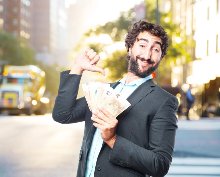 crazy-Businessman-Happy-Expression - Sincere Moneylender